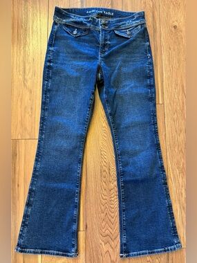 American Eagle Outfitters Dark Blue Flare Jeans